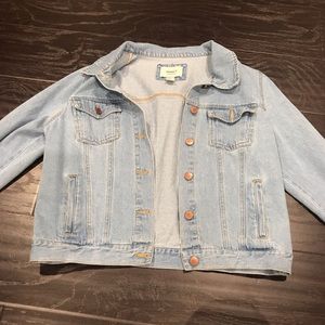 forever 21 light blue denim jacket